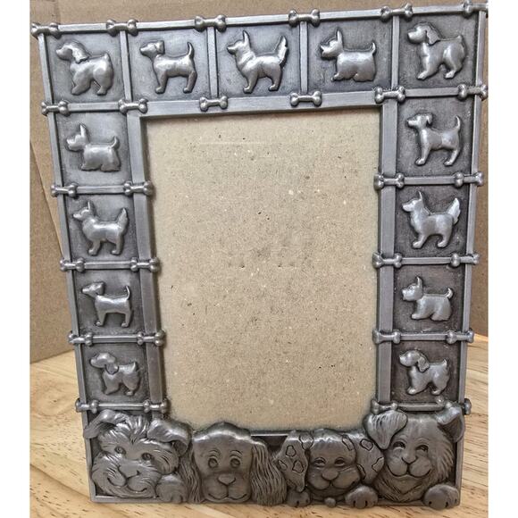 3D Metal Dog Pet 3.5x5" Picture Frame with Variety Dog Design Taiwan - Picture 4 of 7